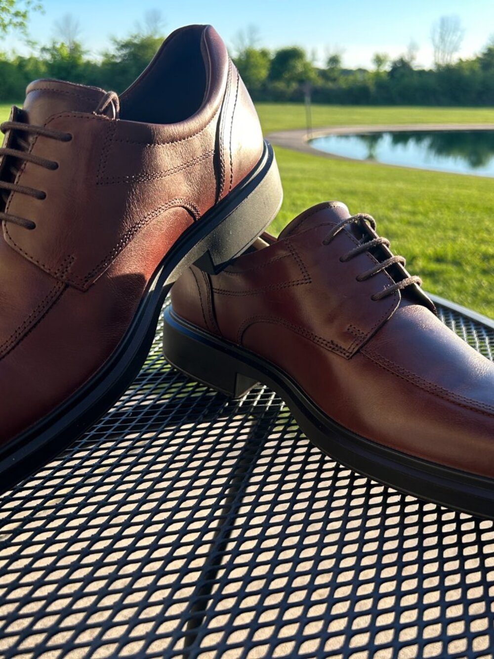 Ecco Helsinki - Brown Leather - 11-11.5 - Brand New in Box
